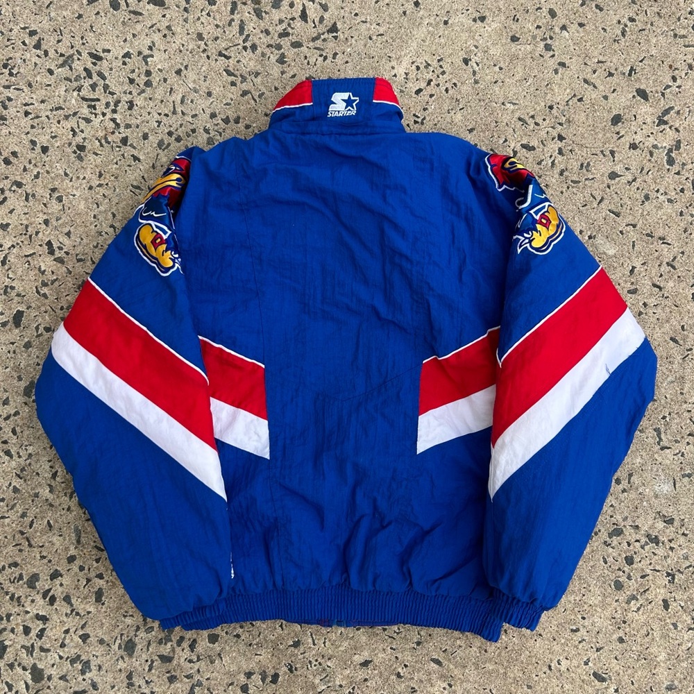 Vintage 90’s Starter Kansas Puffer Jacket Size Small - Picture 11 of 11
